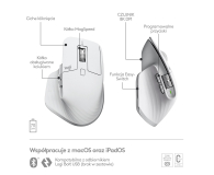 LOGITECH MX Master 3s MAC Pale Grey - 1080183 - zdjęcie 12